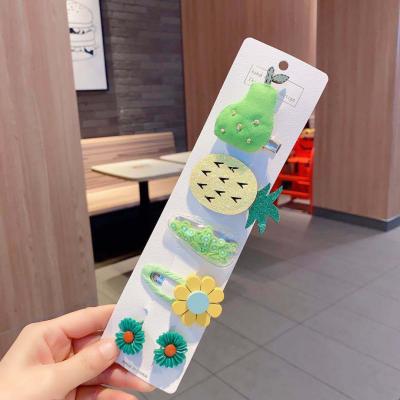 China Cute lovely Korean princess hair style children's factory direct sales cute b b pins clip for baby hair accessories for sale