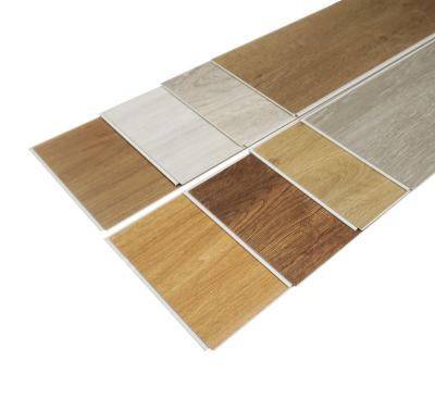 China Raincoat ; Hot Selling Fireproof Spc Flooring 5mm Click Lock Luxury Plastic Vinyl Plank Flooring Wood Texture PVC Tiles for sale