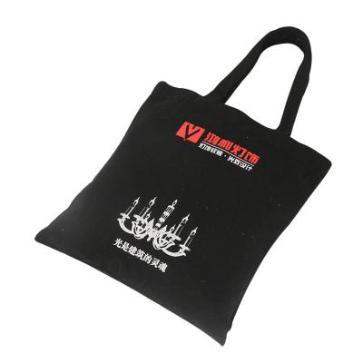 China 8oz Recyclable Promotional Cheap Customized Logo Tote Shopping Bag Canvas Bag Cotton Bag With Logo for sale