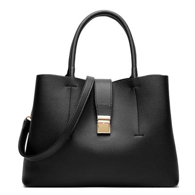 China Kaijie Fashion Women's PU Leather Shoulder Handbags Lady Bags Girl Tote Bag For 2021 New Designs for sale