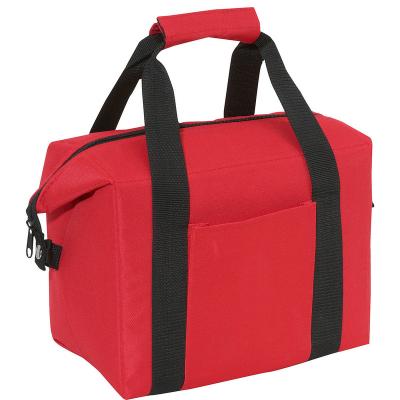 China Waterproof To Customize Large Red Oxford Lunch Bag Insulated Bag Carry Holder Cooler Bag for sale