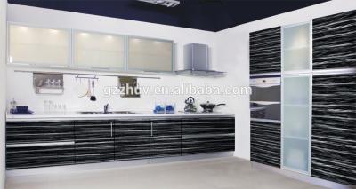 China Zhihua Modern New Style MDF Kitchen Cabinet Design Used Kitchen Cabinet Doors Prices for sale