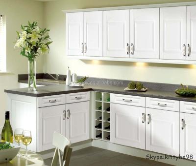 China Modern White Gloss PVC MDF Sideboard Doors Sideboard for sale