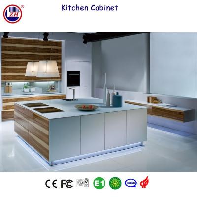 China Beautiful modern high gloss acrylic panel kichen cabinet for kitchen decor for sale