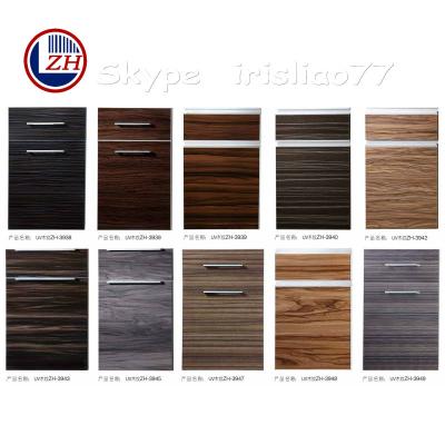 China Fastcolour UV Grain High Gloss Wood Sideboard Door for sale