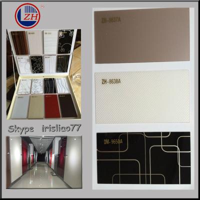 China Fastcolour 1mm High Gloss Acrylic Sheets Coated On MDF/Plywood For Cabinet Door for sale