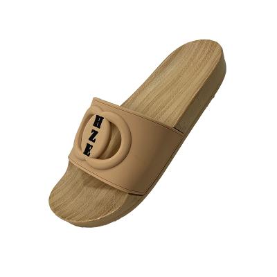 China CUSHIONING fashion woman simple soft bottom unisex indoor slippers indoor house slippers with your logo for sale