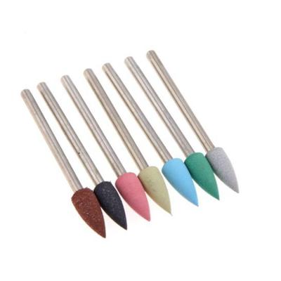 China Polish; Dentistry; Nails; Excellent Jewelry Price Nail Grinders Drill Bit Manicure Tools Silicone Electric Grinding Head for sale