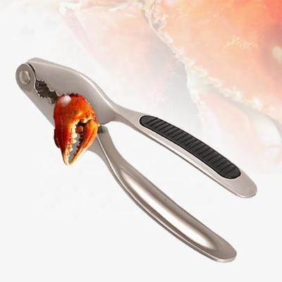 China Sustainable Manual kitchen tools nut cracker customized zinc alloy crab cracker seafood tools lobster cracker pecan walnut plier opener tool for sale