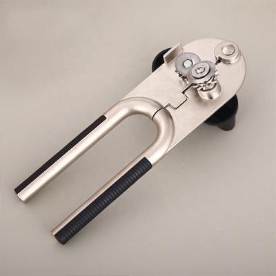 China Sustainable eco-friendly kitchen accessories utensils safety easy manual can opener tin bottle opener professional can bottle opener for sale