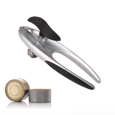 China Sustainable home accessories kitchen gadgets zinc alloy cans opener professional manual can opener can tin opener with non-slip handle for sale