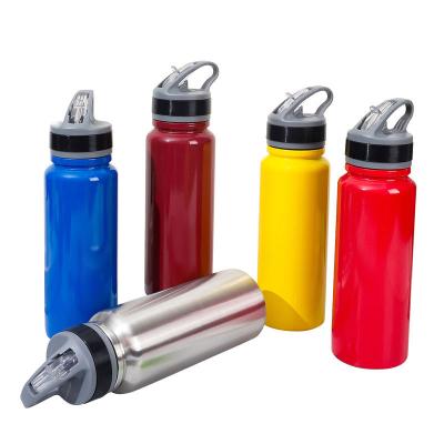 China Sustainable BPA free reusable sports water bottle stainless steel vacuum single wall water bottle for sale