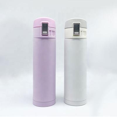 China Sustainable BPA free thermo children stainless steel vacuum flask with bounce lid double wall insulated thermos cup kids water bottles for sale