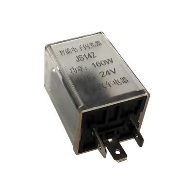 China 2v &24v 3 Pin Car Flasher Relay Fix LED Light Glow Turn Signal Universal For Box And Truck Motorcycle R072 for sale