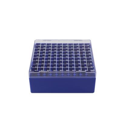 China Medical Test Consumables PP Material Wholesale Plastic Test Tube Box From China for sale