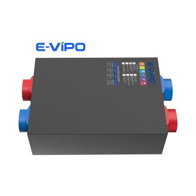 China ERV/HRV E-VIPO Household Hrv/erv/hvac/mvhr Ceiling Mounted Graphene Heat Recovery Ventilation System for sale