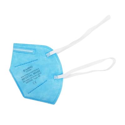 China Medical Type IIR CE Headband Medically 5ply KN95 Face Mask Headband KN95 Harness Respirator Face Mask Disposable Medical Mask for sale