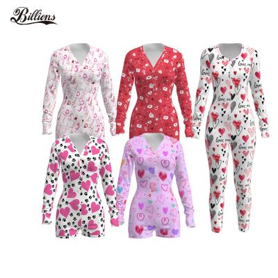 China QUICK DRY Women's Fitness Onesie Long Sleeve Men Onesie Designer Rompers Patches Onesie Valentines With Butt Flap For Women 2021 for sale