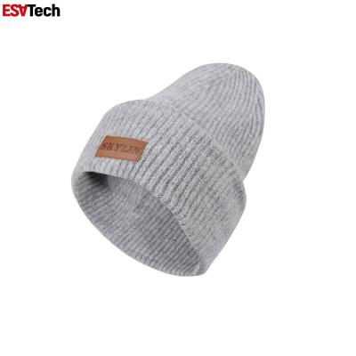 Cina L'alta visibilità del cappello corrente fluorescente tricotta il Beanie riflettente della toppa in vendita