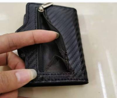 China Fashion New Style Fashion Automatic RFID Bank Block Protected Card Holder for Women and Men Card Wallet, Card Case for sale