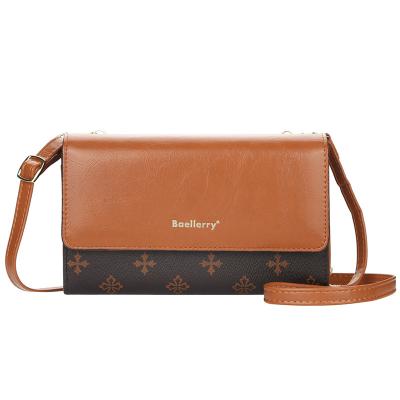 China Baellerry New Style Four Leaf Clover Anti-theft Shoulder Bag With Crossbody For Women, Lady Cell Phone Wallet Bag Wholesale for sale