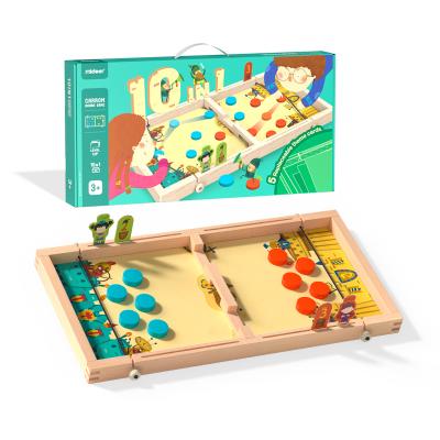 China MD2131 Game Children's Interactive Board Game 10 In 1 Wooden Play Time Kids Activity Mideer for sale