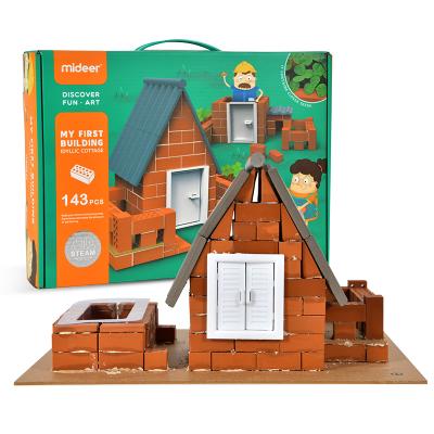 China Pottery Clay MIDEER MY FIRST BUILDING-IDYLLIC COTTAGE Gift for Kids Enjoy Building and Planting Educational Toys MD4139 for sale