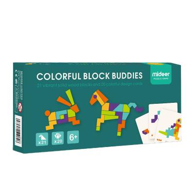 China COLORFUL BUILDING BLOCK FRIENDS MD1082 MIDEER KIDS BUILDING BLOCKS DIY TOYS for sale