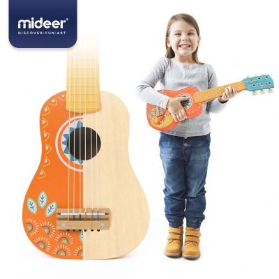 China Musical instrument ukulele kids guitar mideer toy MD1093 wooden colorful music for sale