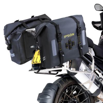 China Waterproof Custom Motorcycle Bags Tail Bag 500DPVC TPU Waterproof Motorcycle Side Panniers Bag for sale