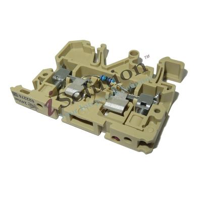 China LED Original 0222760000 ASK 1/EN LD 15K 24VDC Terminal Block Connector 2 Position Disconnect A.W.G. 12-26 tan for sale