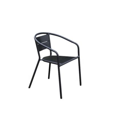 China Modern Successor Modern Outdoor Plastic wood tables and chairs Garden leisure antiseptic wood dining Round Back Chair for sale