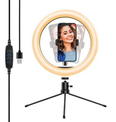 China Photogrphy Cheapest Makeup 10 Inch Ring Light With Phone Tripod Stand And Selfie Ring Light Stand for sale