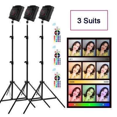 China Photogrphy Portable Movie Photo Light Douyin Internet Celebrity Portrait RGB Visual Portable LED Photography Light for sale