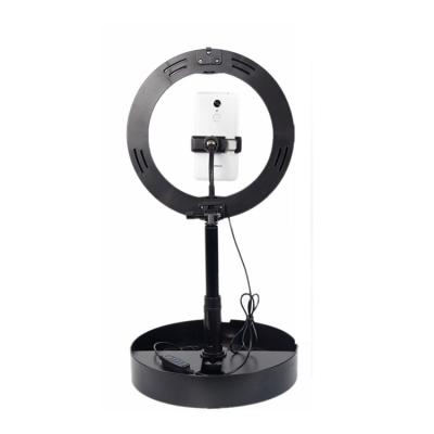 China Wholesale Stable Selfie 10 Inch Led Circle Light Ring Fill Light With Tripod Foldable Stand Good Quality for sale