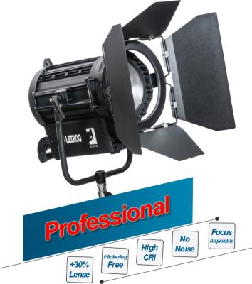 China 100W DMX512 LED Movie Studio Light Power Dimmable Bi-color Adjustable LCD Display LED Filming Light for sale