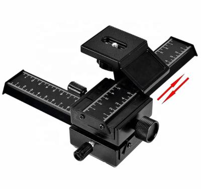 China Universal Quick Release Plate Clamp High Quality Photos Close Focusing Macro Slider for D-SLR Camera for sale