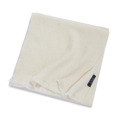 China Cashmere Solid Color Unisex Fall Cashmere Thick Simple Scarf For Men And Women for sale