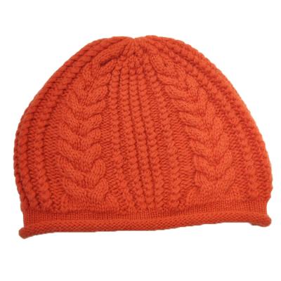 China 2021 NEW COMMON Ladies Color Knitted Cashmere Beanie Hat Fashionable Cashmere Hat Custom Made for sale