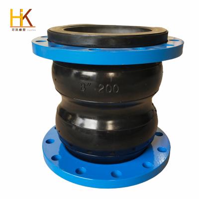 China Chemial equipment soft connection single sphere galvanized flange rubber expansion joint / flexible rubber joint from china for sale