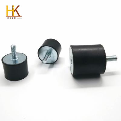 China Mechanical Material Rubber Shock Absorber Rubber Anti Vibration Damper M8*23 30*30 Feet for sale