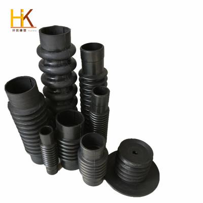 China Automotive Industrial Electrical Equipment Car Use Silicone Rubber Bellows Boot / Flexible Rubber Bellow Hose for sale