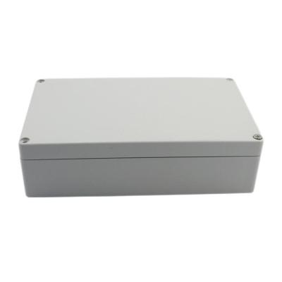 China Exterior Plastic Waterproof Junction Box 4 Screws Low ABS Electronic Hardware 200*120*56mm Cover for sale