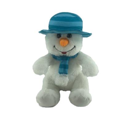 China Fashionable Christmas Promotional Stuffed Reindeer Snowman Bear Plush Soft Toy Baby Toy for sale