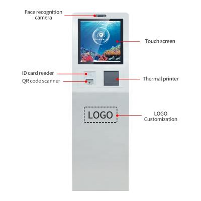 China Bank hospital and restaurant benshi queue management system software with LCD signage customization queue ticket dispenser digital lcd kiosk The advertisement for sale