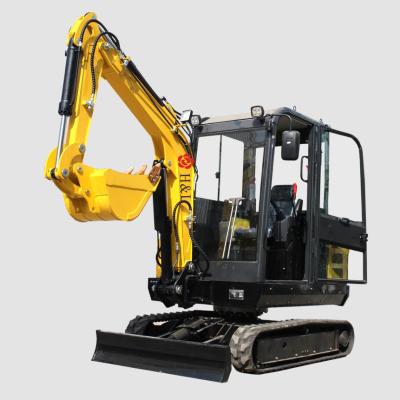 China HL easy operation china cheap factory 0.8 ton 1.6ton 2tons 3 ton amphibious excavator with Yanmar engine micro hydraulic digger for sale for sale