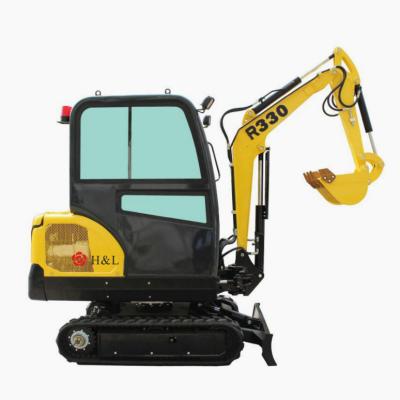 China Easy Operation R330 Low Price Of Digger Micro Crawler Excavator Used 2 Ton Mini Bagger With Engine Best for sale