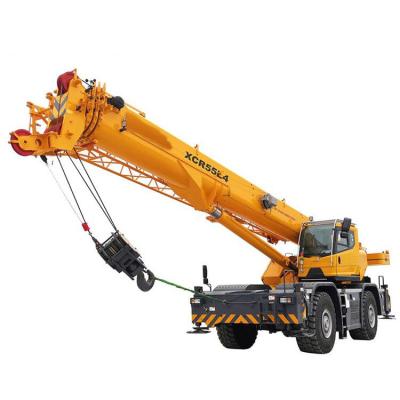 China CRANE TRUCK New Large XCR55L4 Max. Heavy lifting Rough-terrain 42m 50 ton truck crane with factory prices for sale