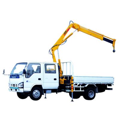 China CRANE TRUCK Chinese Small New Brand SQ3.2ZK2 Boom Crane Truck Mini 3 Ton Truck Mounted Crane For Best Prices for sale