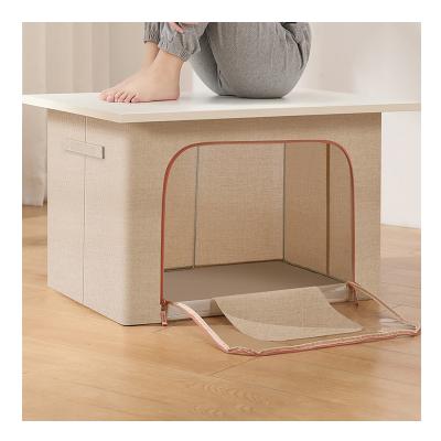 China XingYou Large Capacity Viable Hot Selling Clothes Stitch Folding Storage Box Cloth Organizer Storage Box Clothes Storage Box for sale